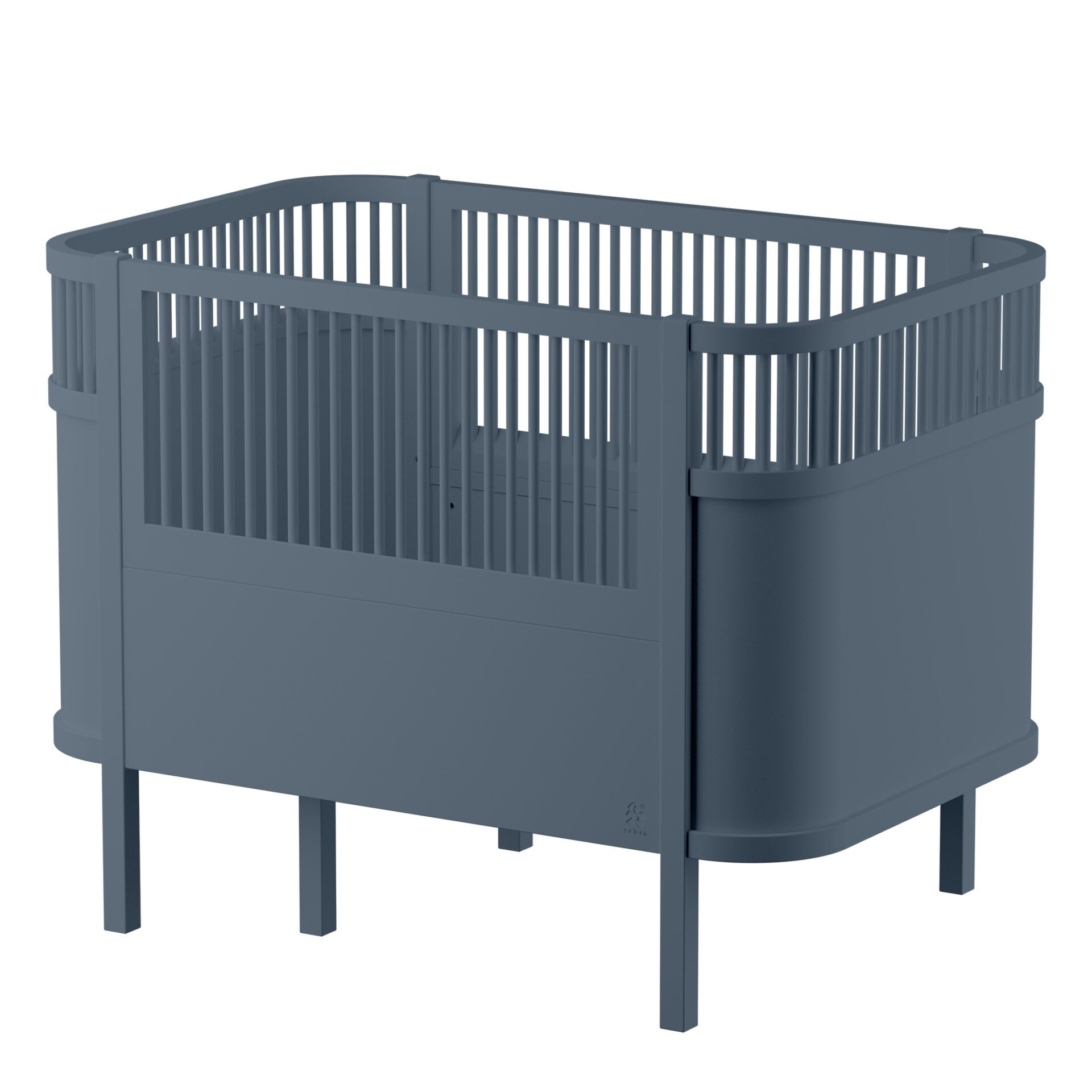 Sebra Bett in Grau für Babys