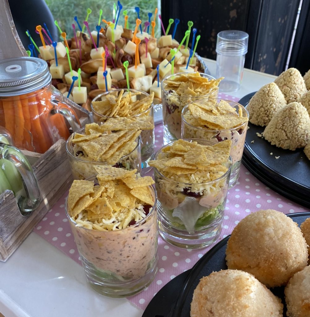 Taco-Salat auf dem Buffet