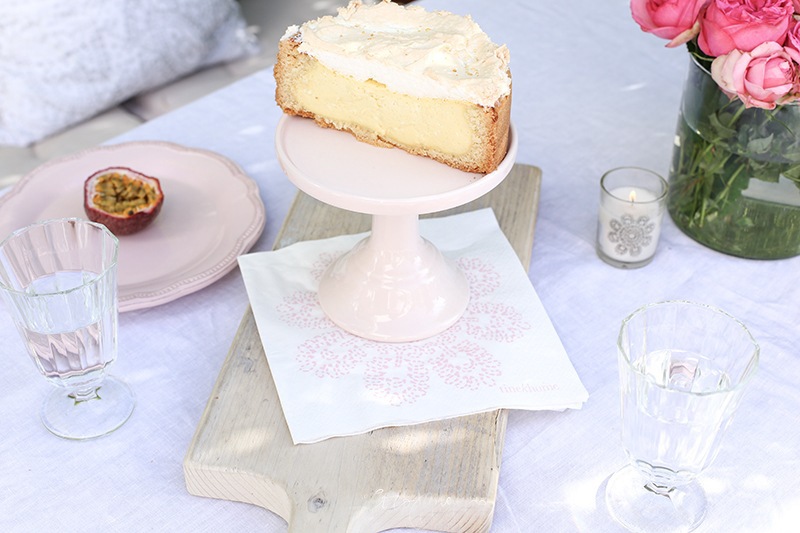 Käsekuchen mit Baiserhaube