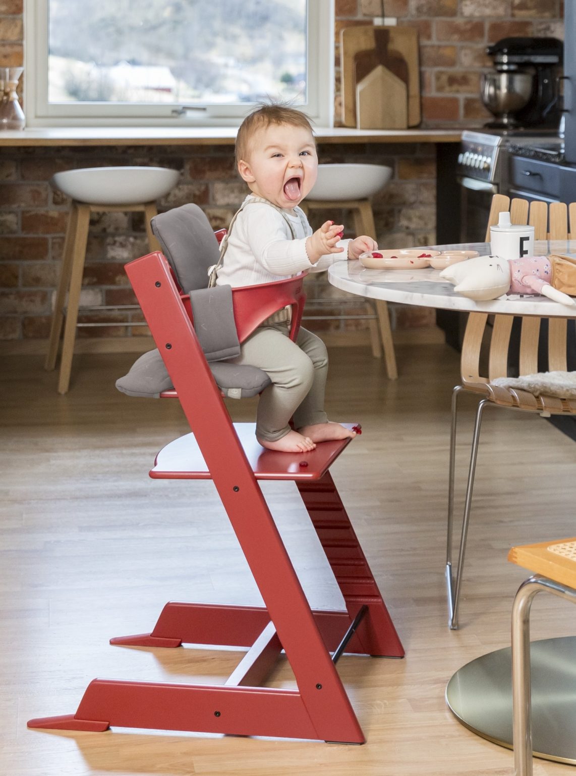 Der Kinderstuhl der mitwächst Stokke Tripp Trapp