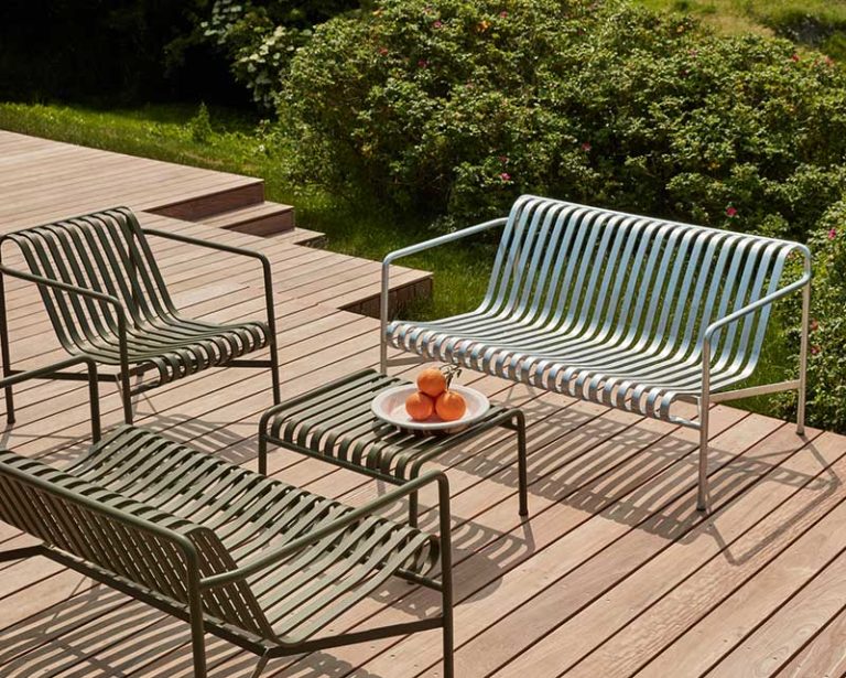 Minimalistische und robuste Gartenmöbel von HAY Raum für das wahre Glück
