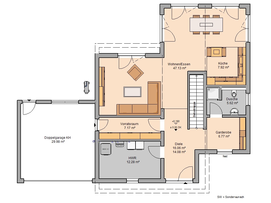 moderne wohnzimmer-ideen – grundriss planen - raum für das wahre glück