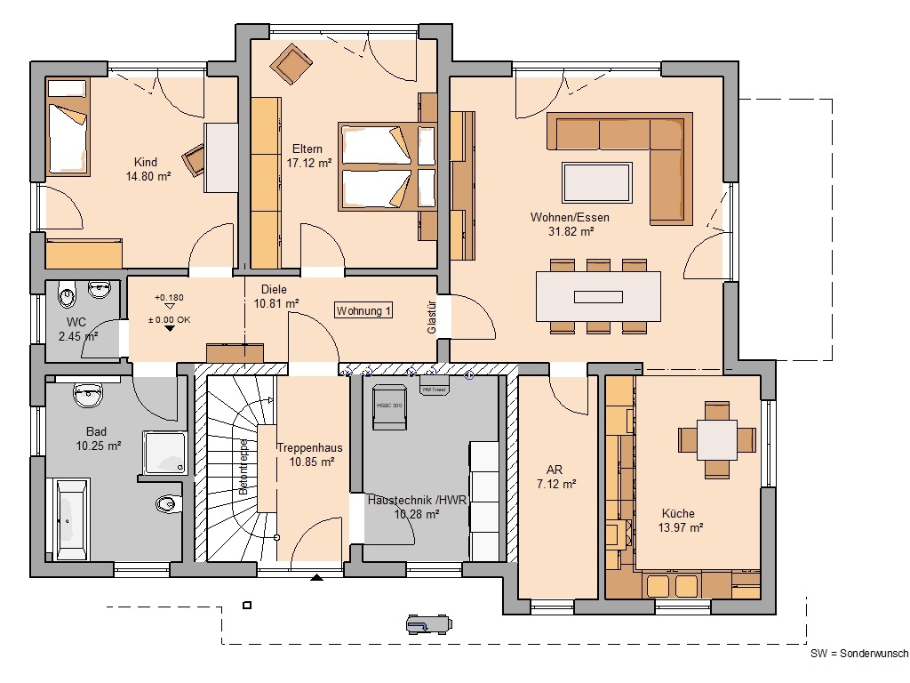 Grundriss Zweifamilienhaus Extend