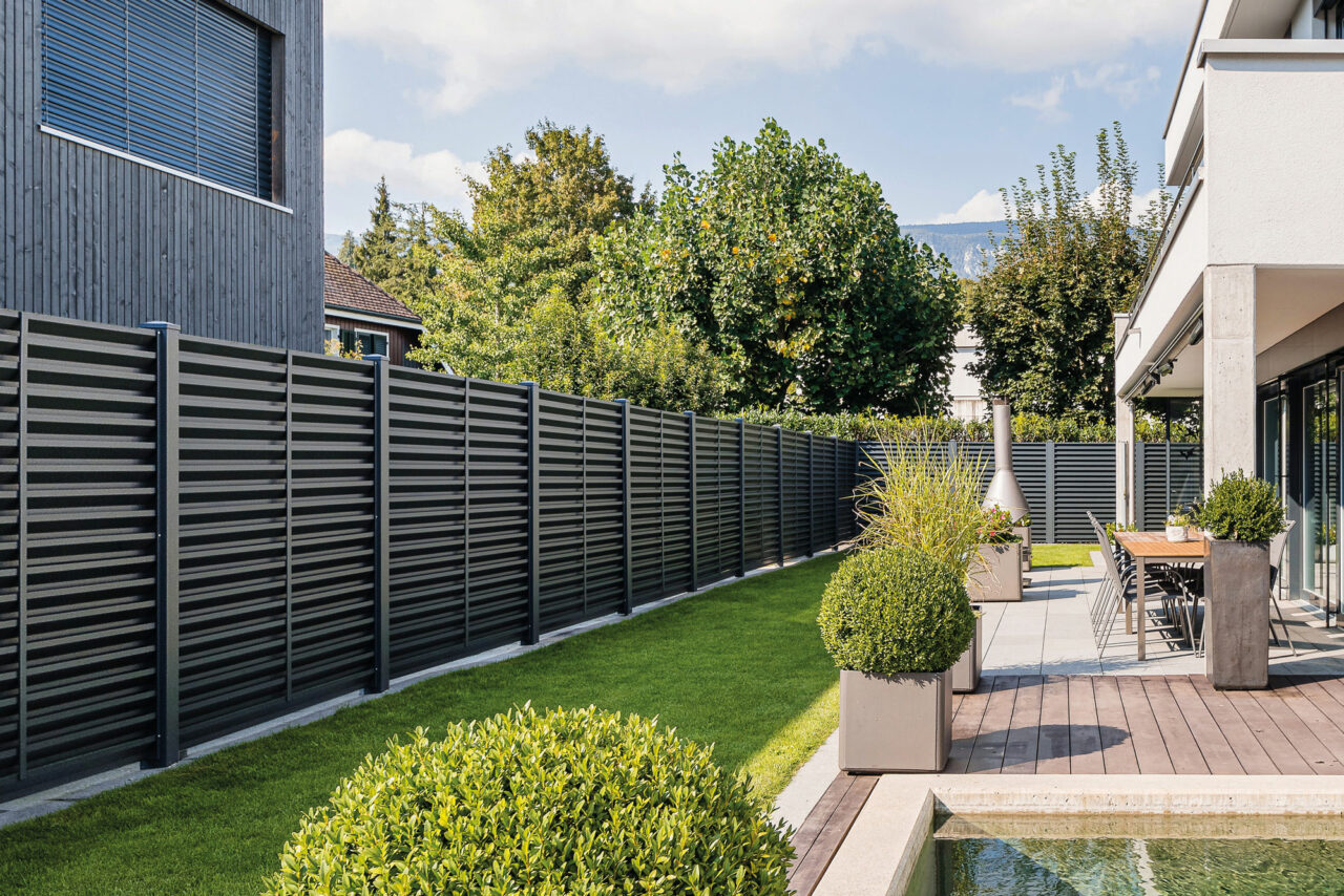Ideen für einen Gartenzaun Raum für das wahre Glück