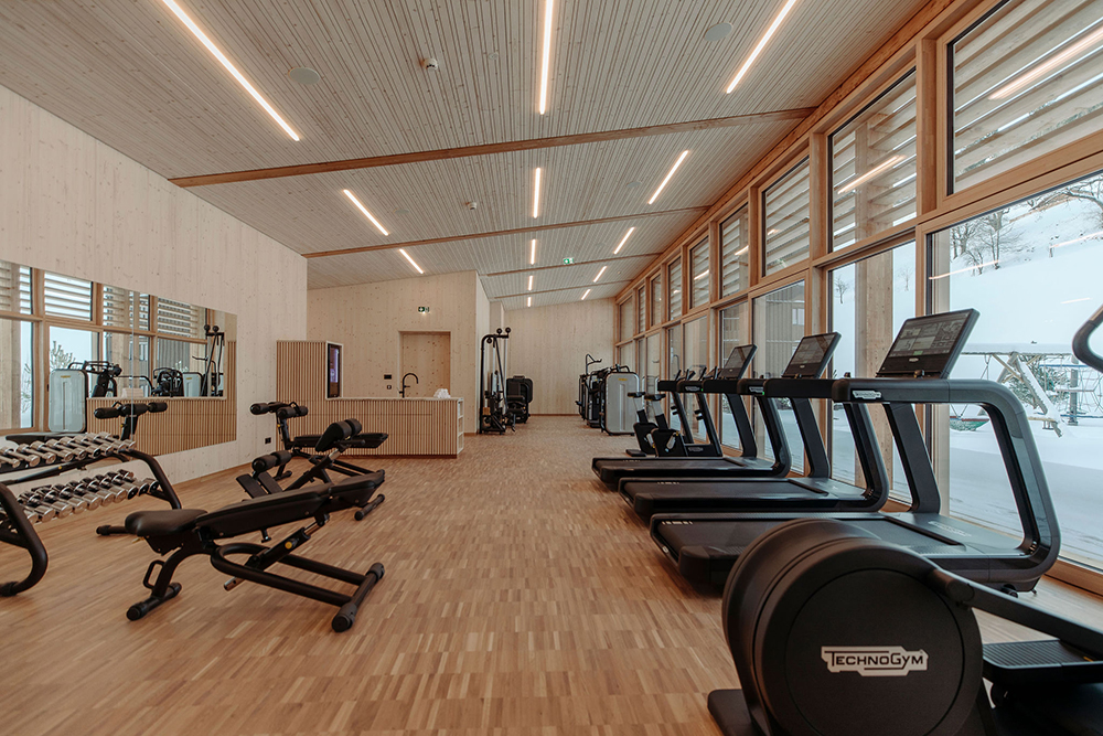 Fitnessraum Hotel Moargut