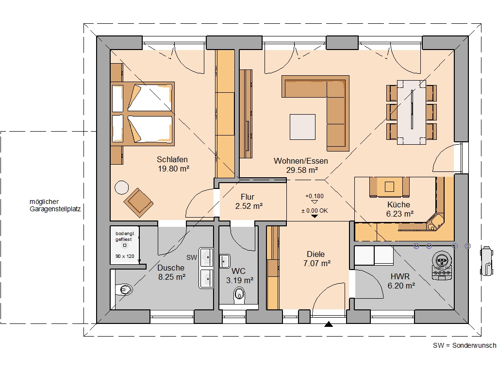 Kern-Haus Cute Grundriss