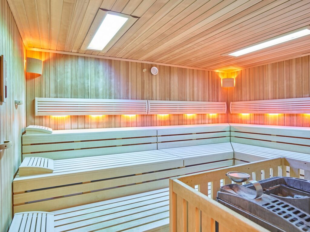 Sauna im Hartls Parkhotel in Bad Griesbach