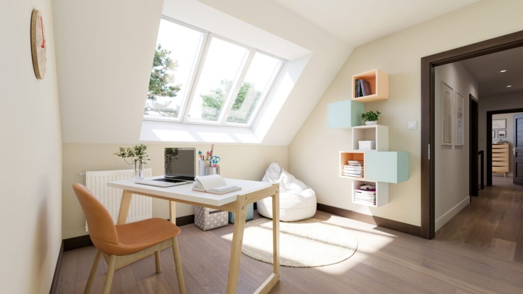 Velux Dachfenster Lichtlösung 3-in-1 Home Office