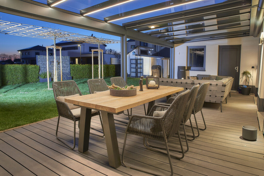 Haus mit Pultdach Lounge